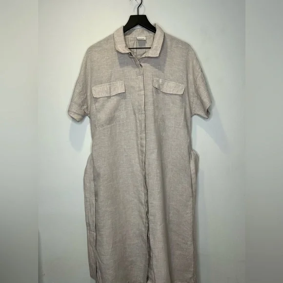 MILOOK Women’s Tina Dress  Size M 100% Linen. - Picture 10 of 17